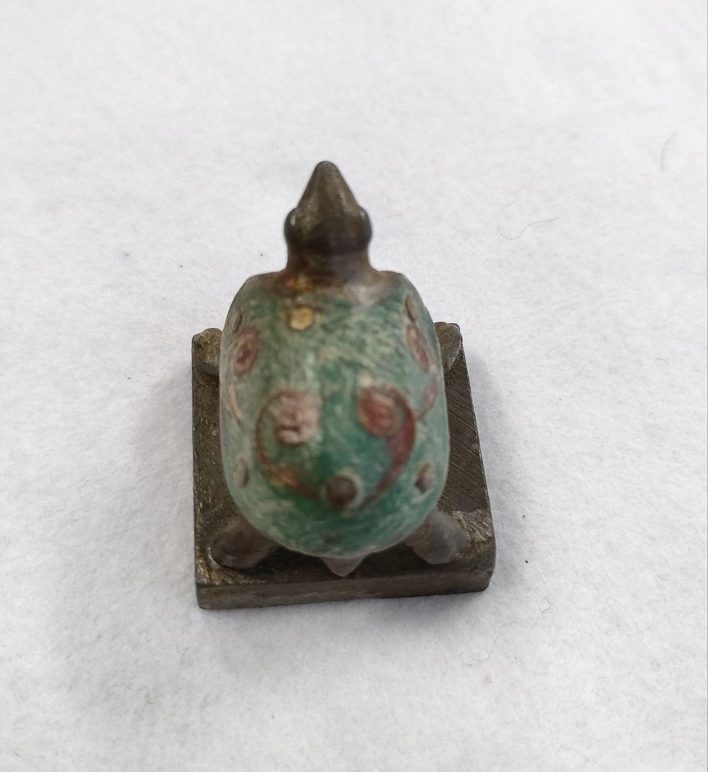 亀印　銅　真鍮/亀型印