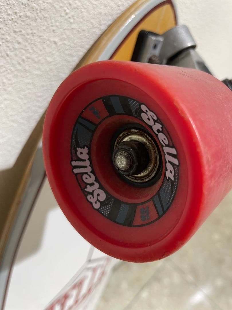 【STELLA 】ステラ　ピンテールロングボード ホワイト/レッド　ハワイ