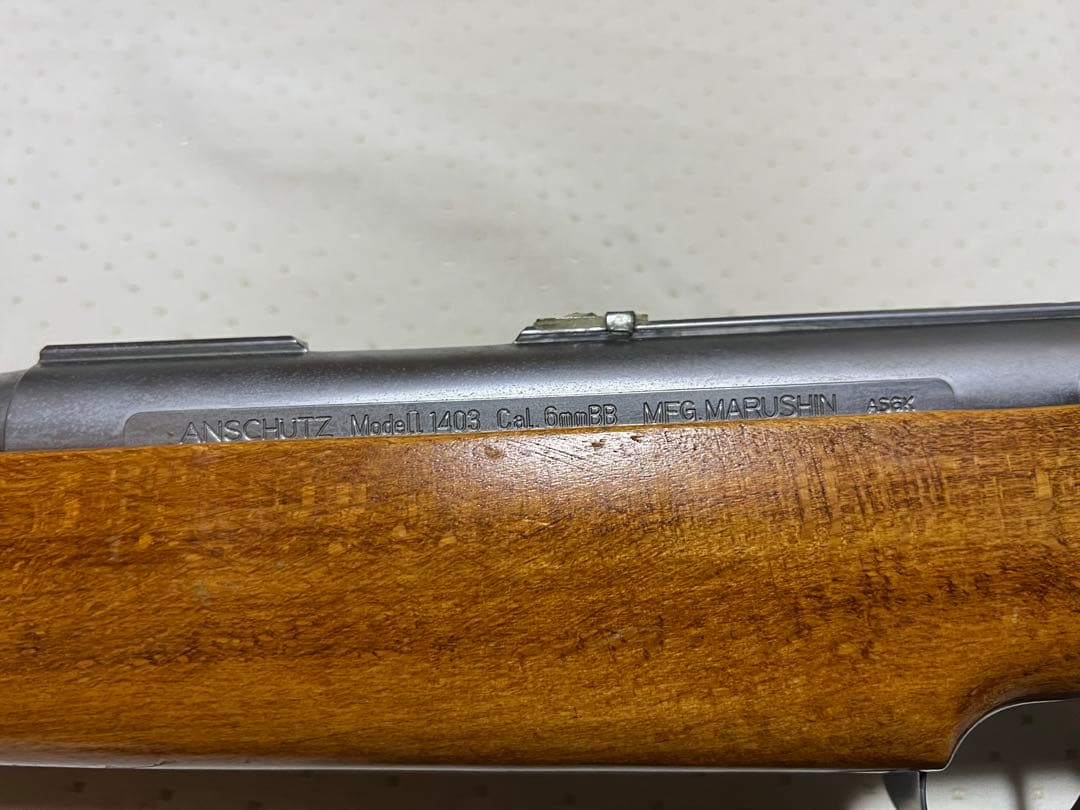 【ジャンク品】マルシン　model1403 エアガン　木製ストック