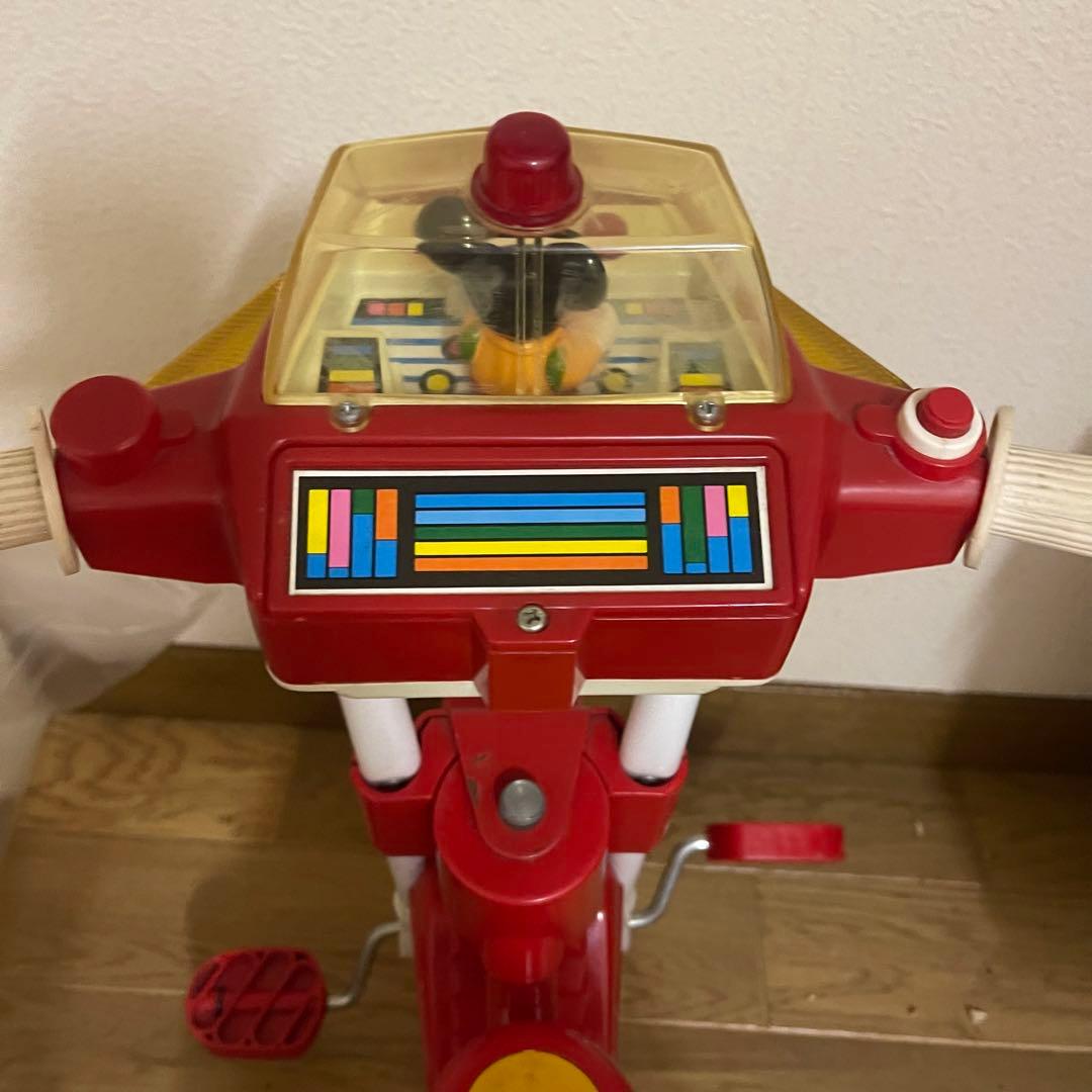 ディズニー　昭和レトロ　三輪車