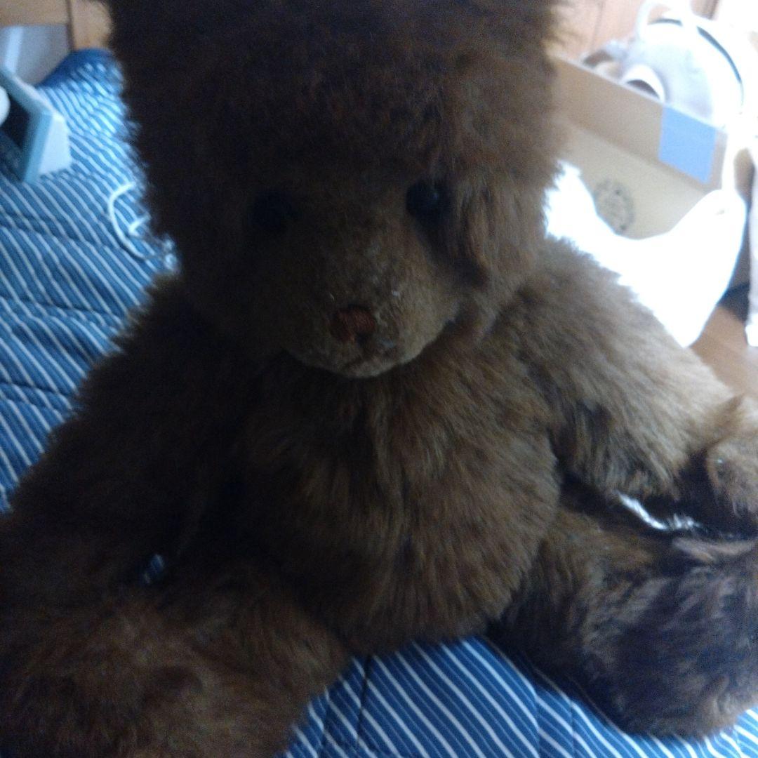 茶色いぬいぐるみ 約60cm