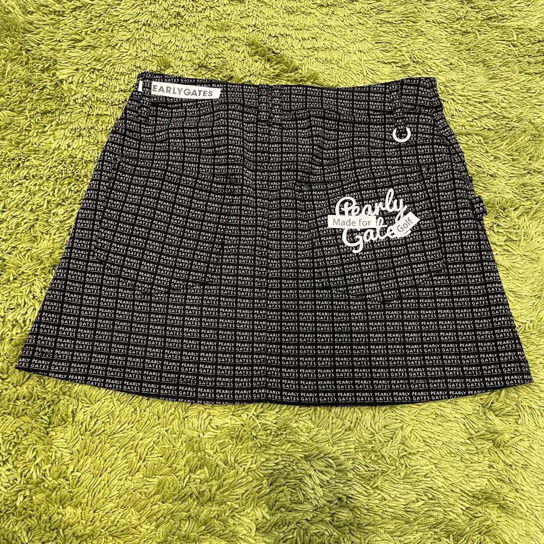 パーリーゲイツ PEARLYGATES 総柄スカート ストレッチ ネイビー系 1