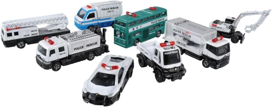 トミカくじ19　幻走ポリスレスキューコレクション BOX　全8台　未開封