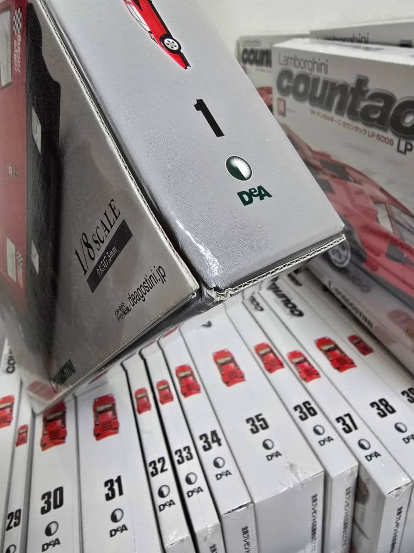 デアゴスティーニ　ランボルギーニカウンタックLP500S　1～80セット