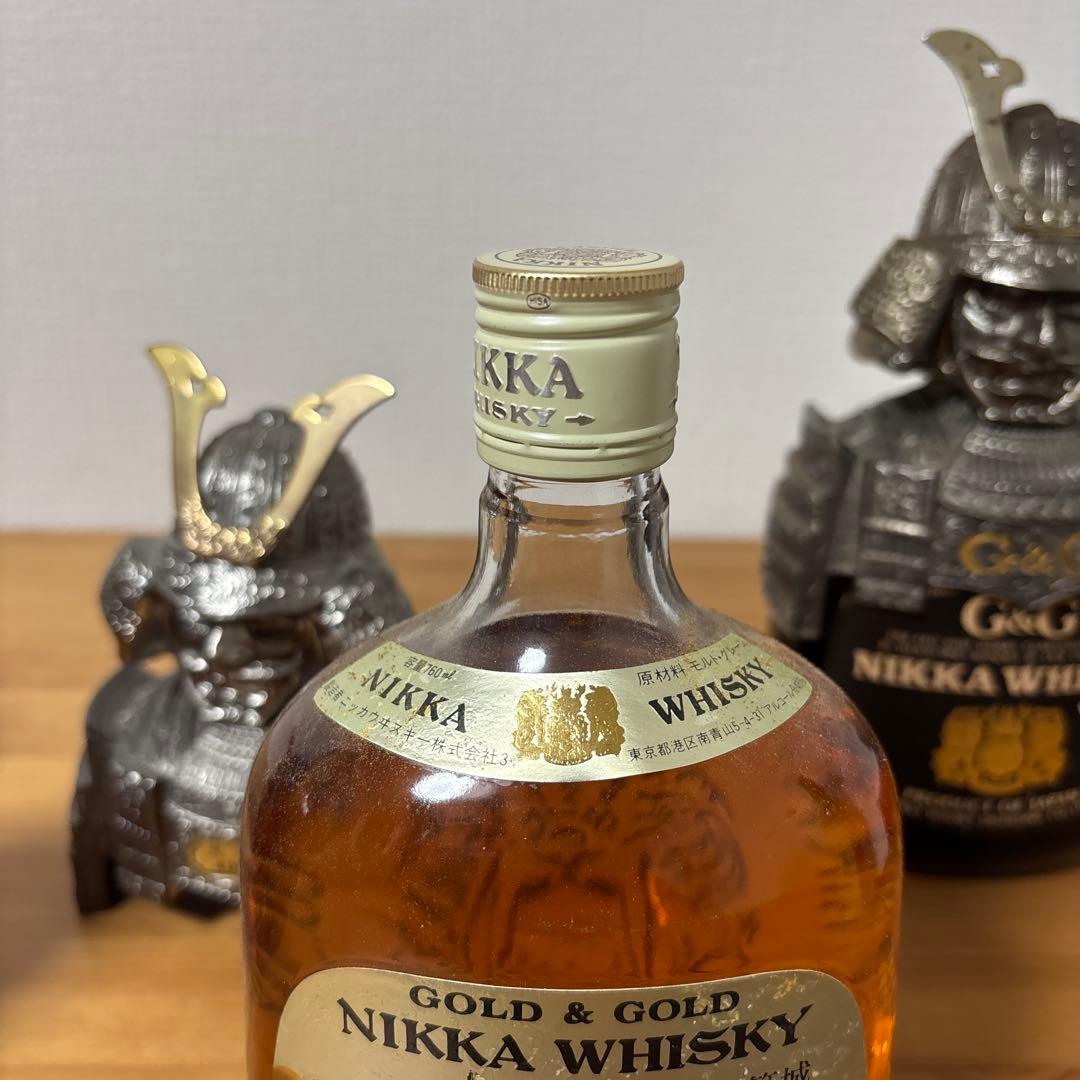 ニッカウイスキー　G&G 鎧　大阪築城400年記念　３点セット　未開封
