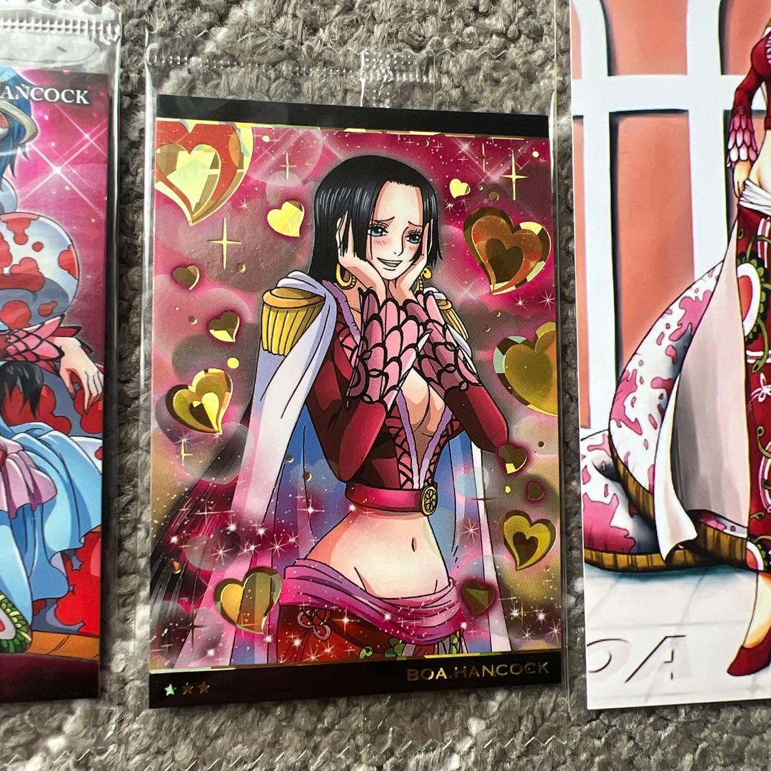 ワンピース　ウエハース　カード　ハンコック　6点セット