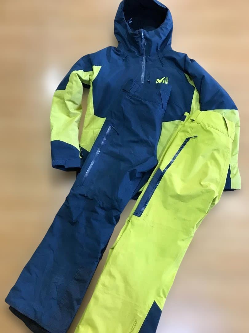 ミレー　ゴアテックス中綿入りジャケット＆パンツ+３レイヤスペアパンツセット