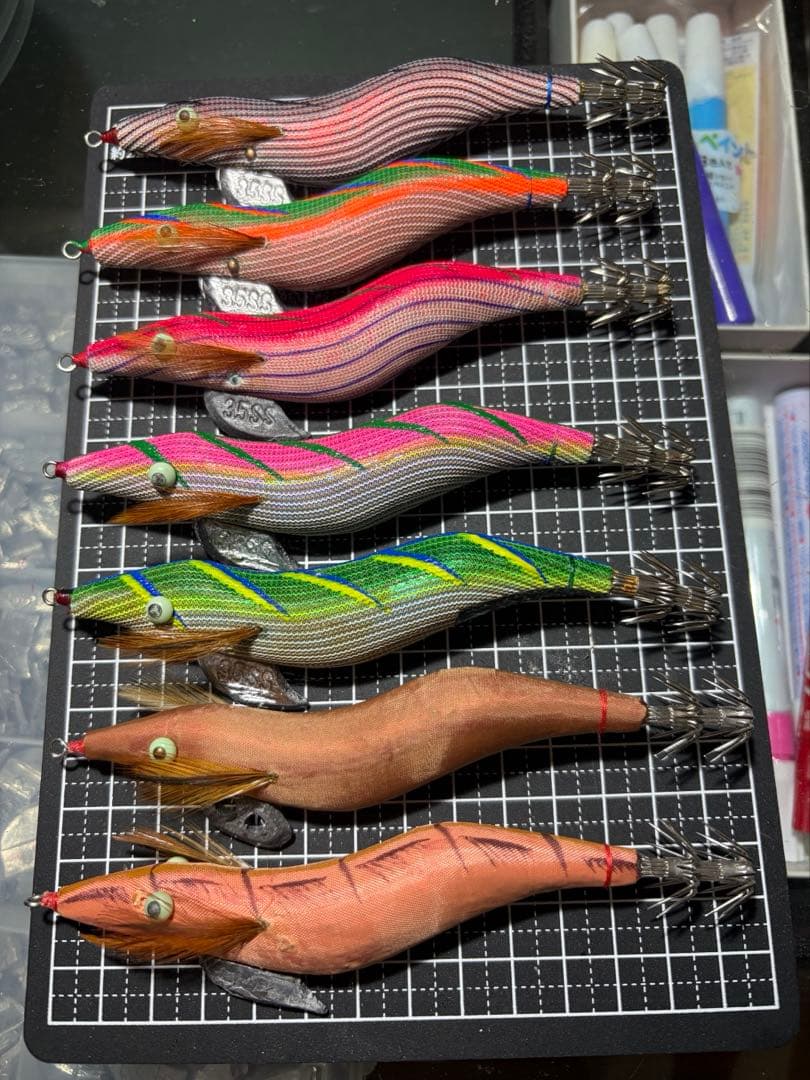 ハヤシ　餌木猿スーパーシャロー5本　餌木猿ノーマルリメイク2本セット