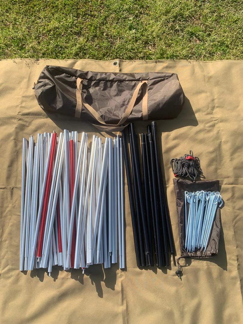 クアトロアーチ2ルームテント+RF(最大収容人数5〜6人)