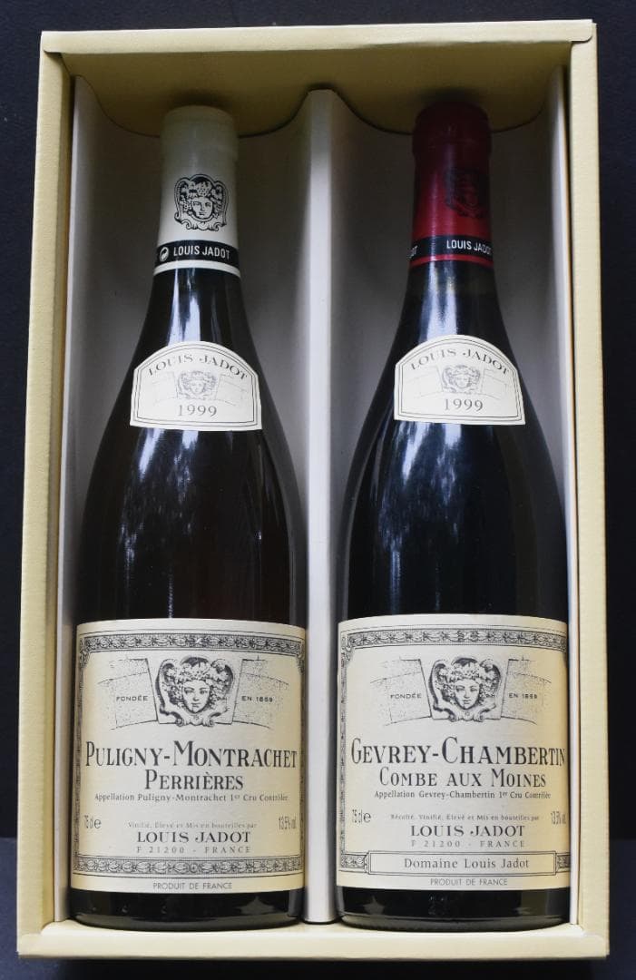 H*m様 ビンテージワイン◆LOUIS JADOT 1999年赤白◆箱入り◆23