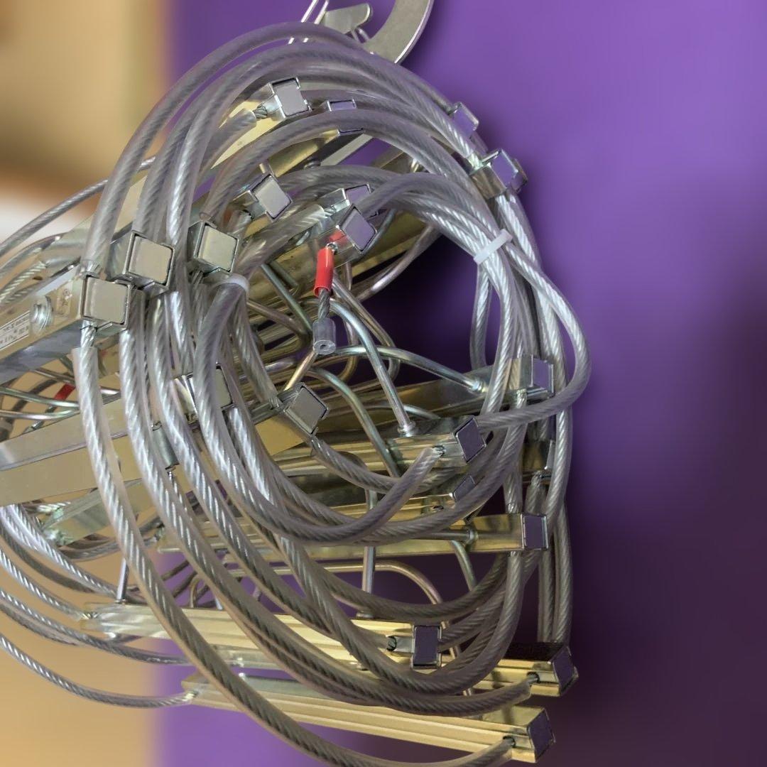 金属製避難はしご　7.5m ワイヤーラダー　美品　国家検定合格品　防災