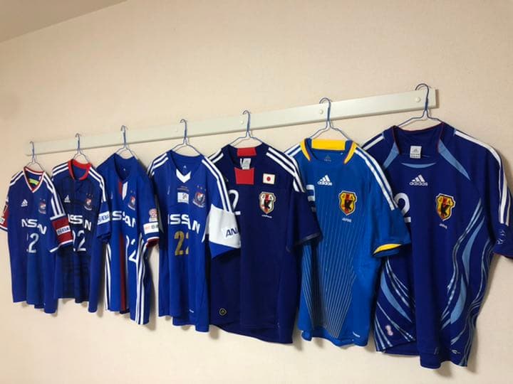 サッカー マリノス 日本代表 中澤佑二　ユニフォーム