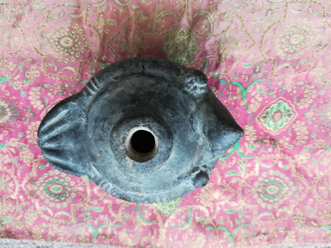 ♦安南 黒釉鳥形瓶 サワンカローク ソコタイ アンティーク骨董品コレクション