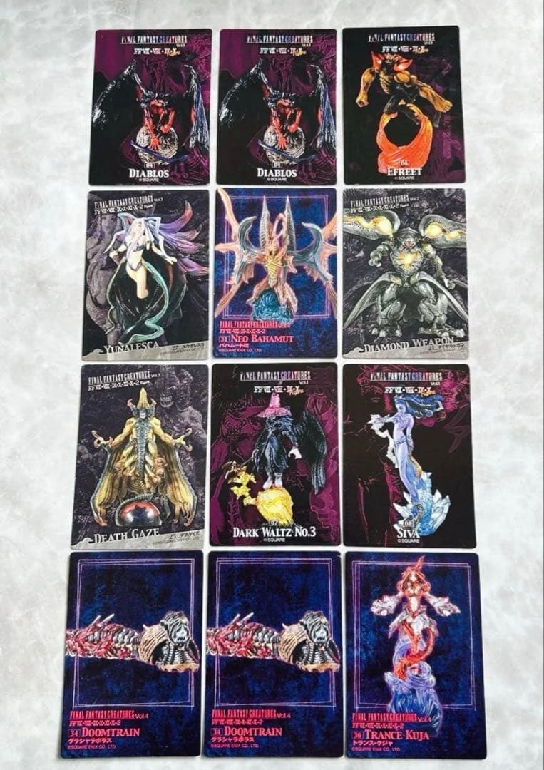 内袋未開封ファイナルファンタジークリーチャーズ メタリック12体10種セット