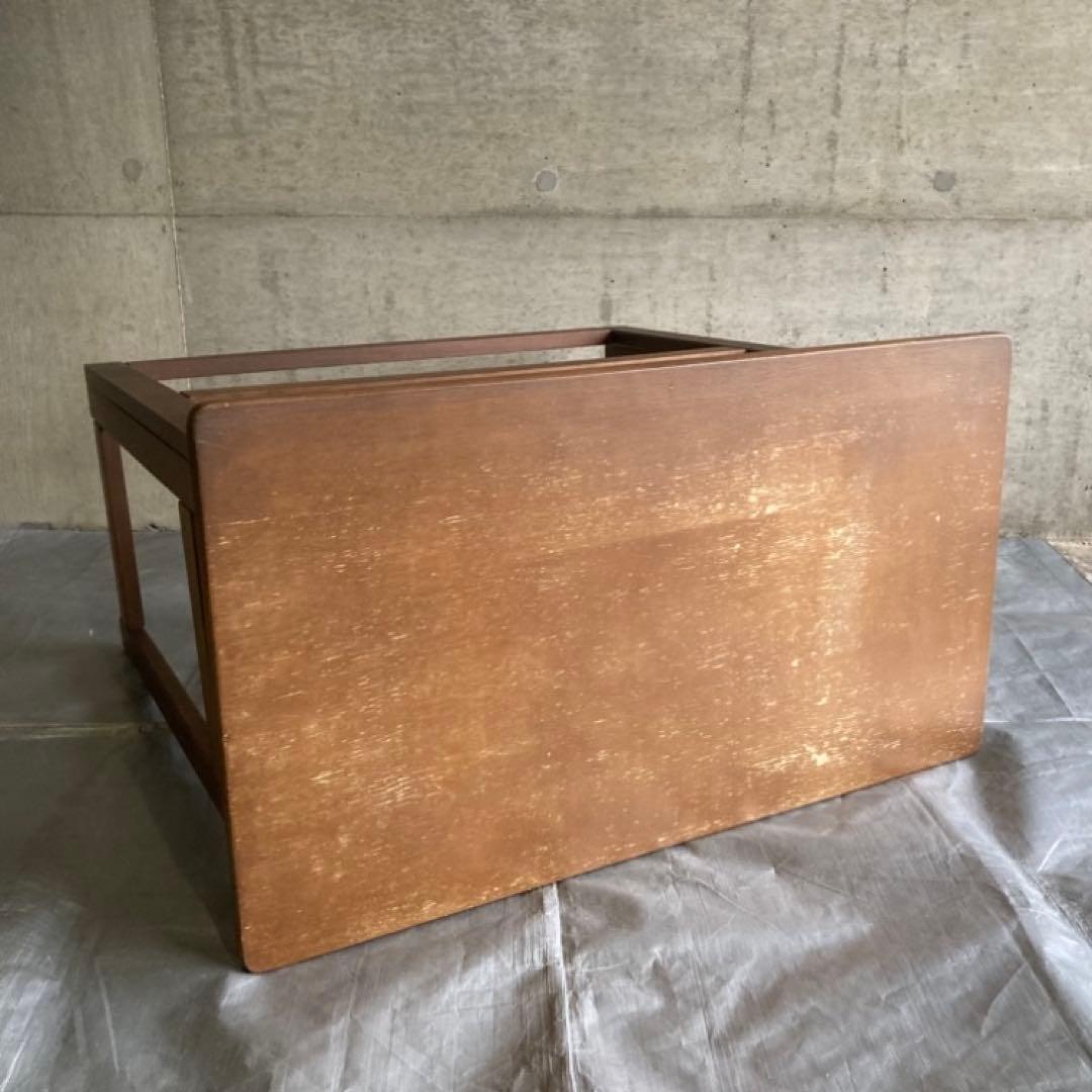 レトロな味のある机 テーブル デスク 作業台 勉強机 折り畳み 角型 木製 家具