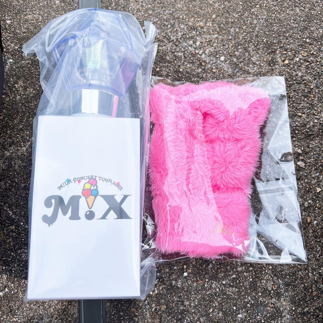 m!lk ペンライト ミルクラスタル3 キャンドリ ねこみみペンラカバー ピンク