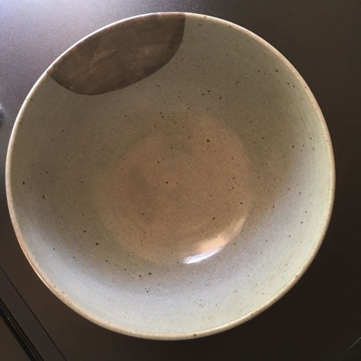 銀彩 満月とすすきを描いた迫力ある大鉢 #2