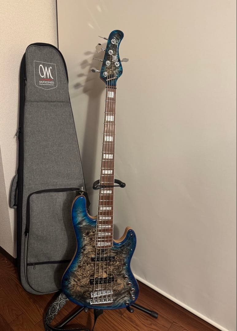 Mayones / Jabba Custom EP 5st 5弦ベース　青