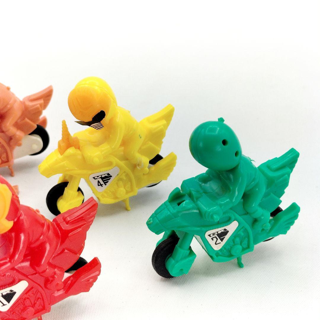 当時物 五星戦隊ダイレンジャー SD バイク フィギュア 食玩 5種 現状