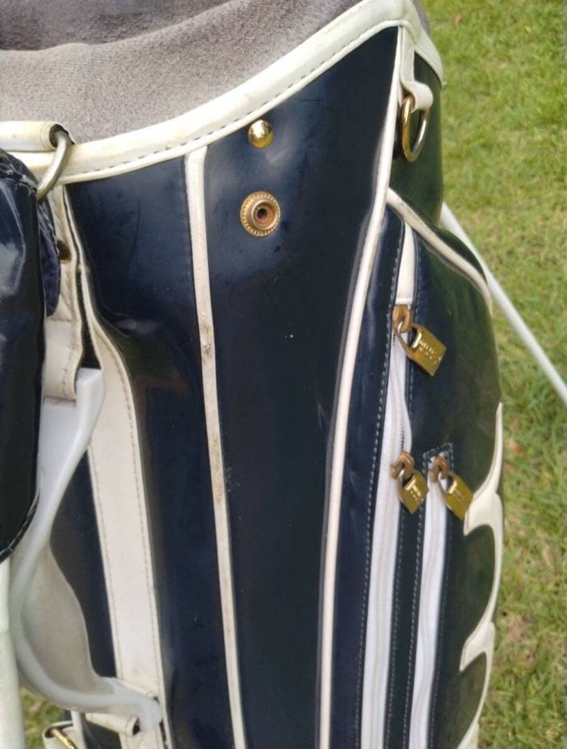 muta 328 ゴルフバッグ ネイビー スタンド付き