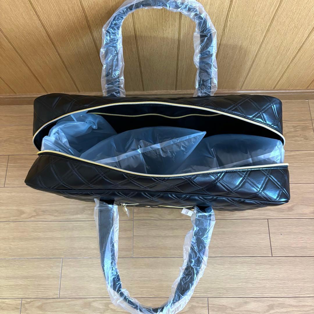 Waoww ワオ ボストンバッグ ロッカーバッグ 黒×金 新品未使用品