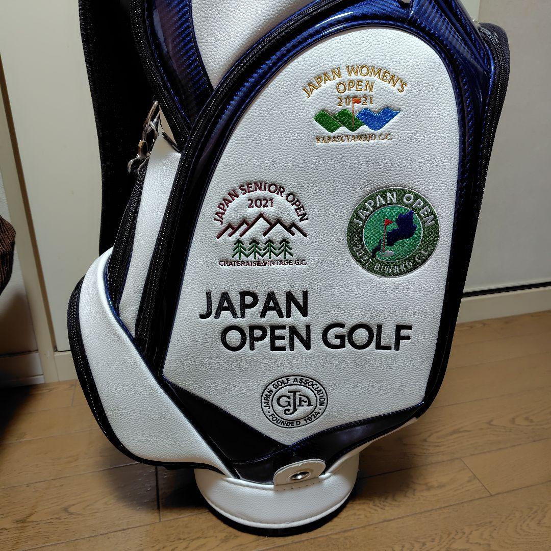 未使用　キャディバッグ　2021年JAPAN OPEN GOLF記念 レア