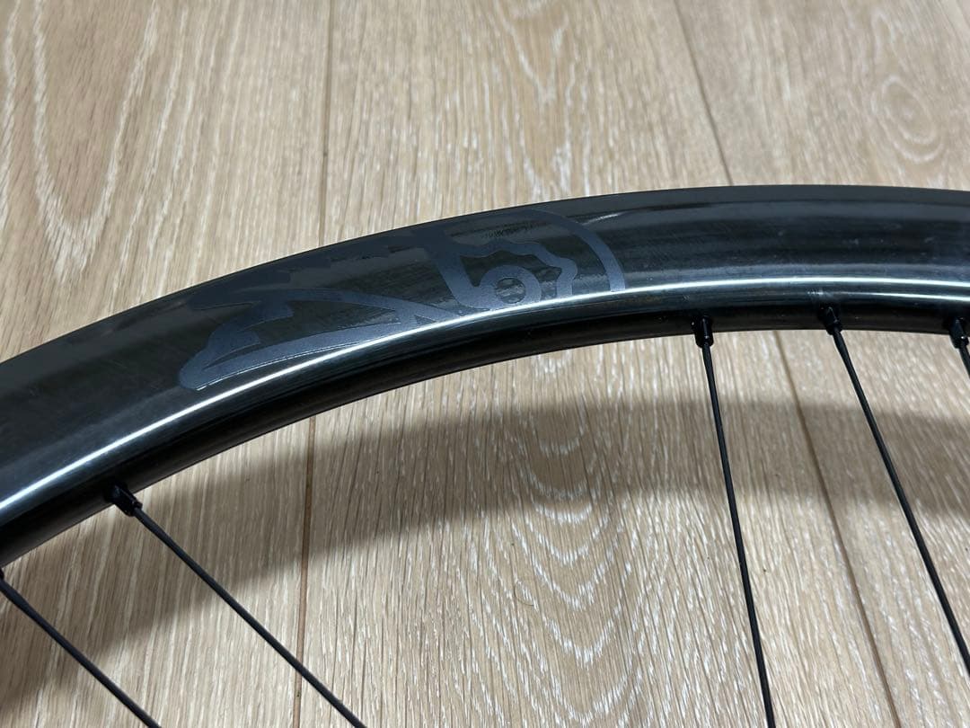 超美品カンパニョーロSHAMAL CARBON DB カーボンホイール前後セット