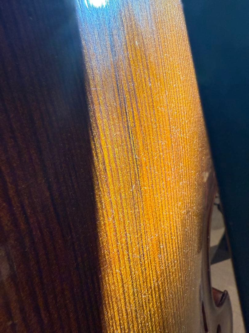 引取り限定 コントラバス 本体 エマニュエル・ヴィルファー 側面に割れ有り