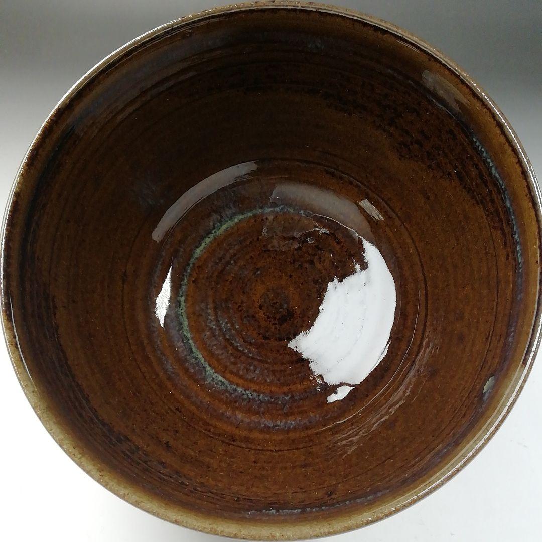 Ｔ５３５　茶碗　『高取茶碗』『高取忍 造』　共箱　抹茶碗　茶道具