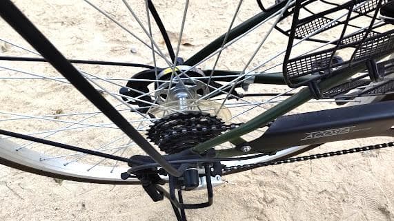 5段変速の26インチ自転車