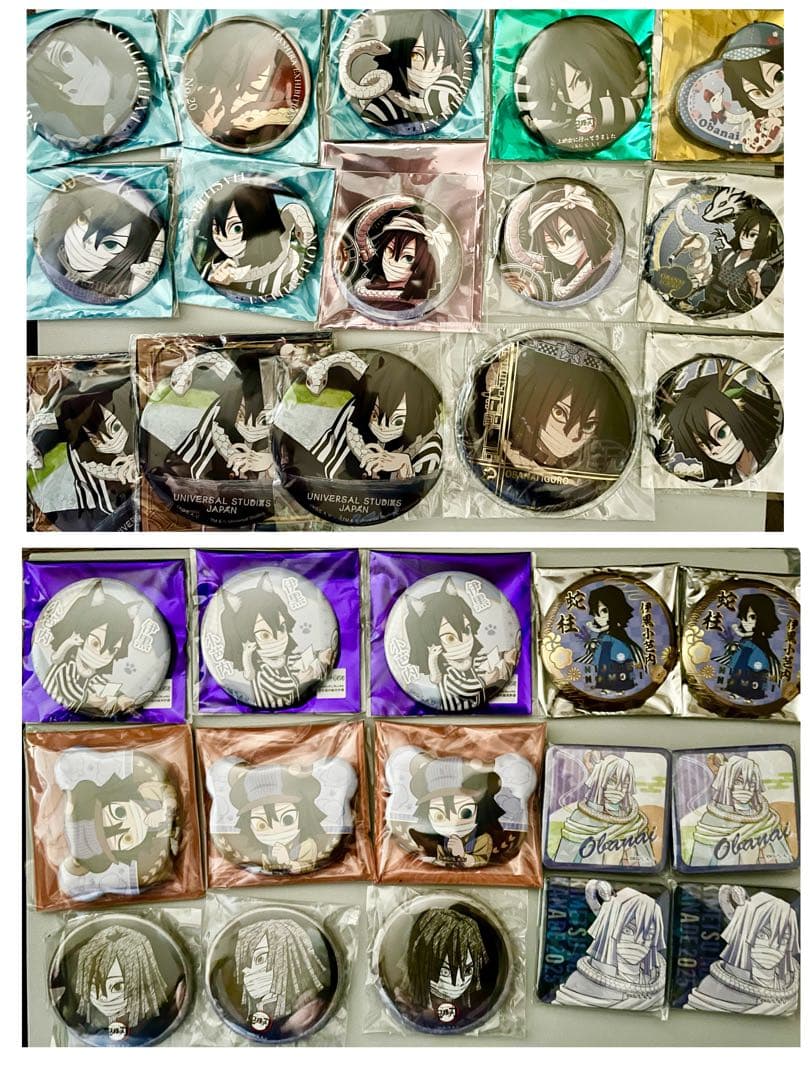 鬼滅の刃 ufotable 伊黒小芭内 アクリルスタンド 缶バッジ