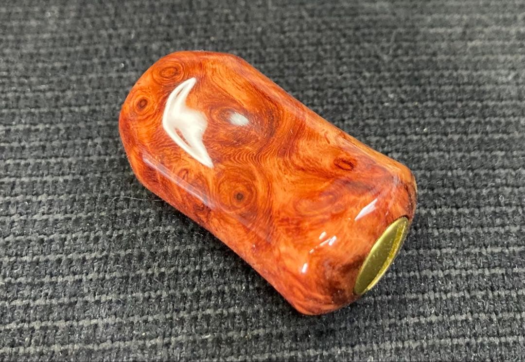 わたらせ樹脂工房製本花梨瘤白入りシマノ用左