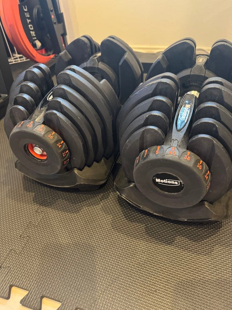 高重量！可変式ダンベル40kg✕2個セット引取限定！東京都