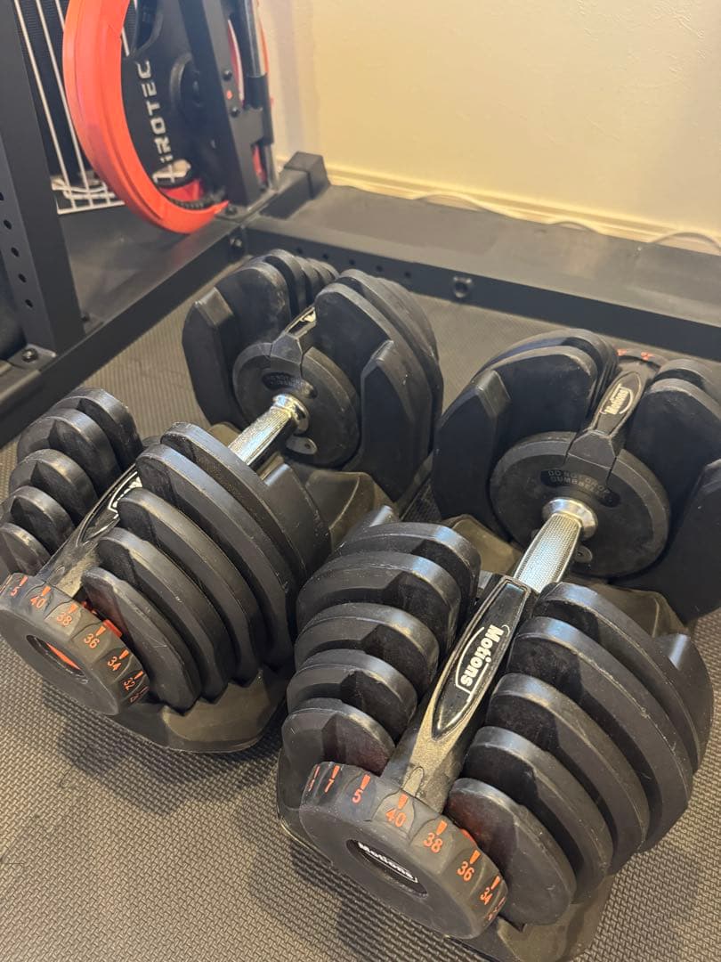 高重量！可変式ダンベル40kg✕2個セット引取限定！東京都