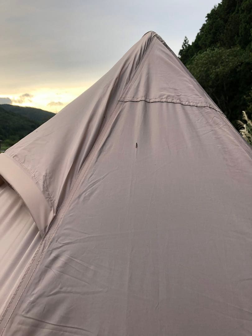 ロゴスTradcanvas Tepee&タープ350-BJ マット&シート付き