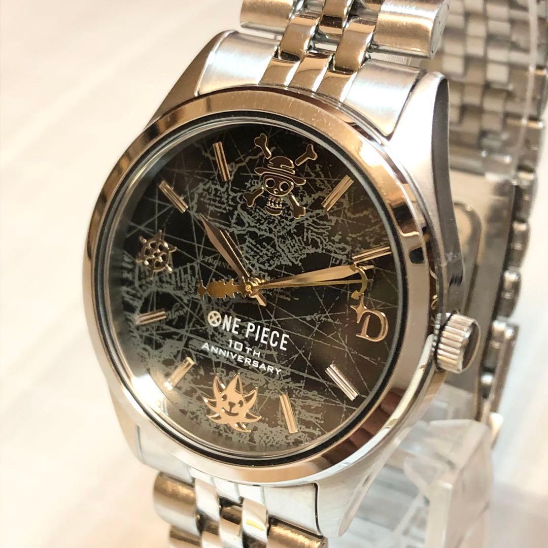 【稼働品】【美品】ONE PIECE ワンピース10周年記念　公式ウォッチ　箱付
