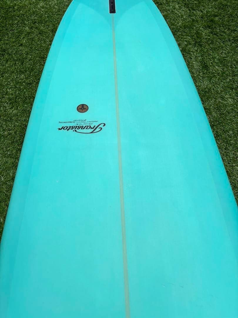 送料込　TRANSISTOR トランジスタ　ロングボード9.3 フィンリーシュ付