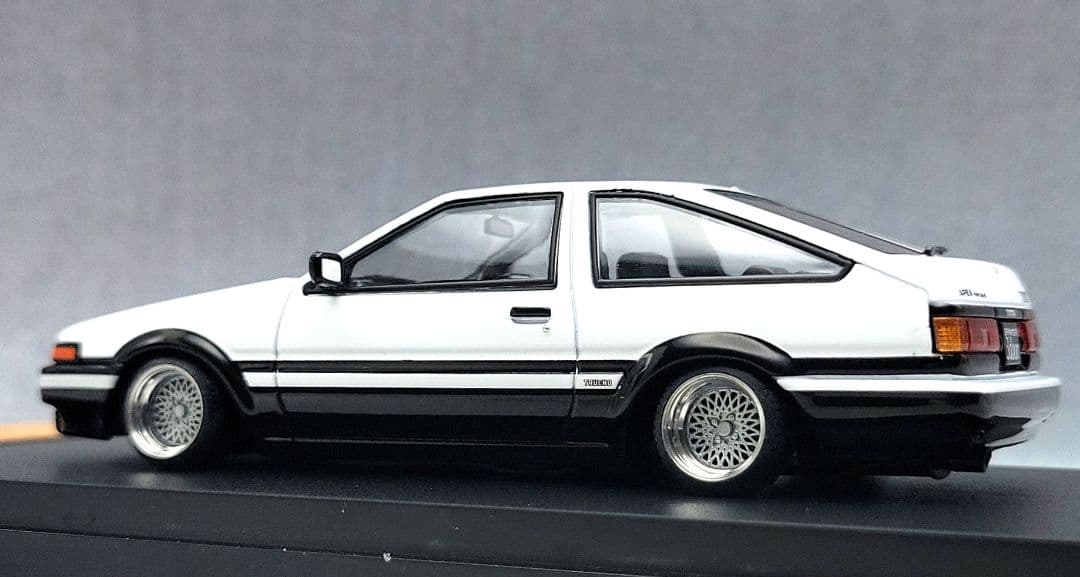 1/43　スプリンター　トレノ改　AE86　SSRメッシュ　アルミ製　深リム