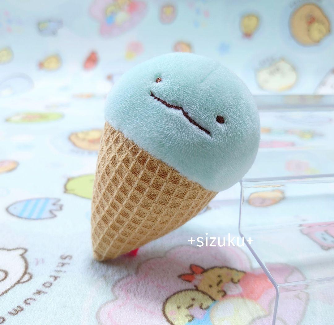 【美品・限定品】すみっコぐらし とかげ アイス ユニクロ てのりぬいぐるみ