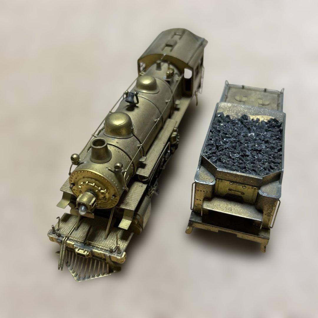 真鍮の蒸気機関車 HOゲージ
