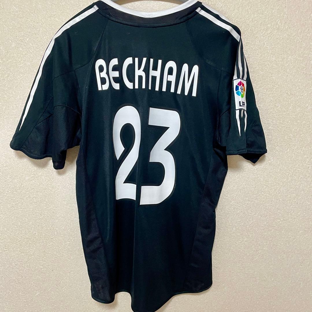 【正規品】ベッカム 04-05 レアルマドリード アウェイ ユニ 黒 M
