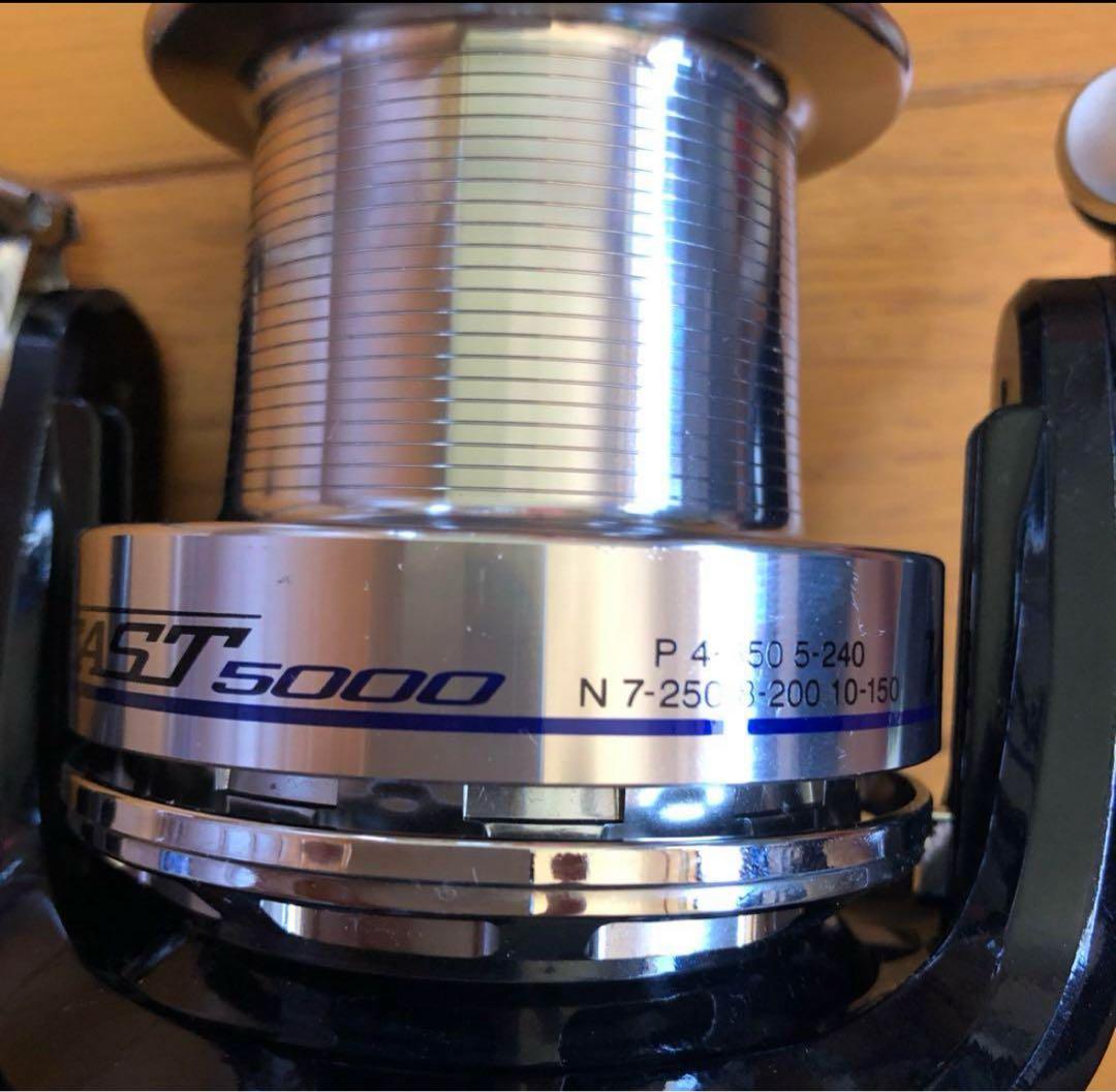 ダイワ　リール　ウインドキャスト　5000 替えスプール4500付き