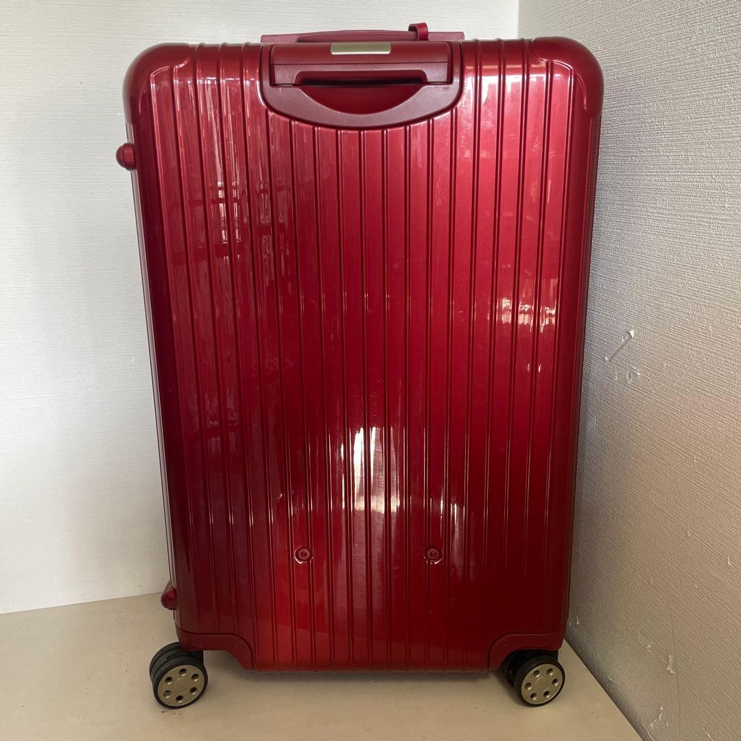 美品 RIMOWA サルサデラックス 87L オリエンタルレッド チェックインL