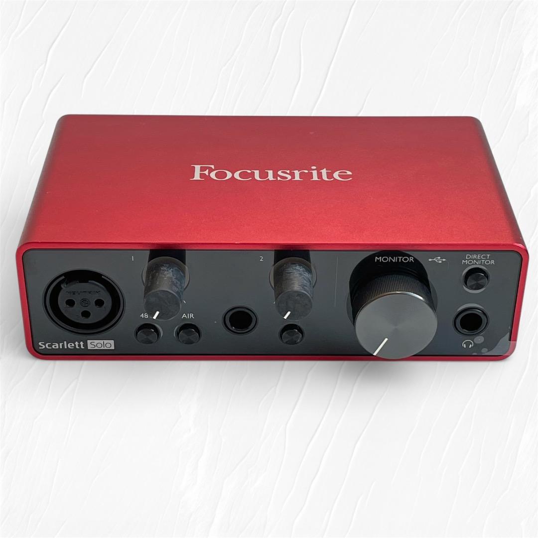 Focusrite Scarlett Solo Gen3 USBオーディオ