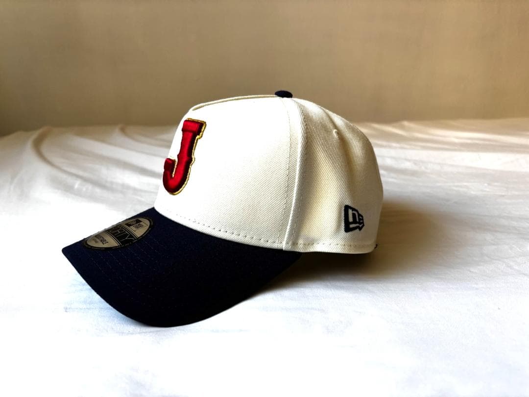 WBC 侍ジャパン 2026 公式キャップ, クリーム/ネイビー サイズ調整可能
