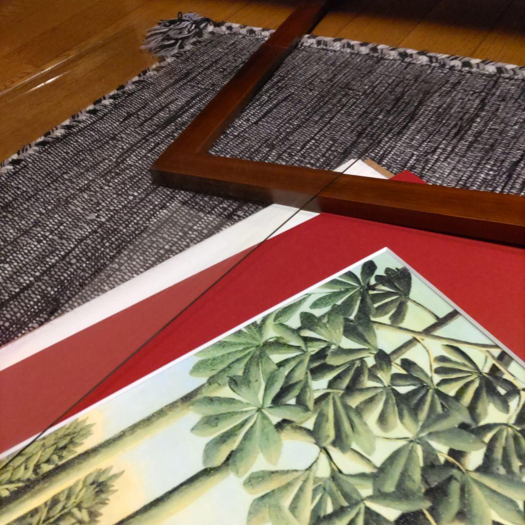 アンリ・ルソー　アートポスター　ジョセフブルマーの肖像画額入り大型