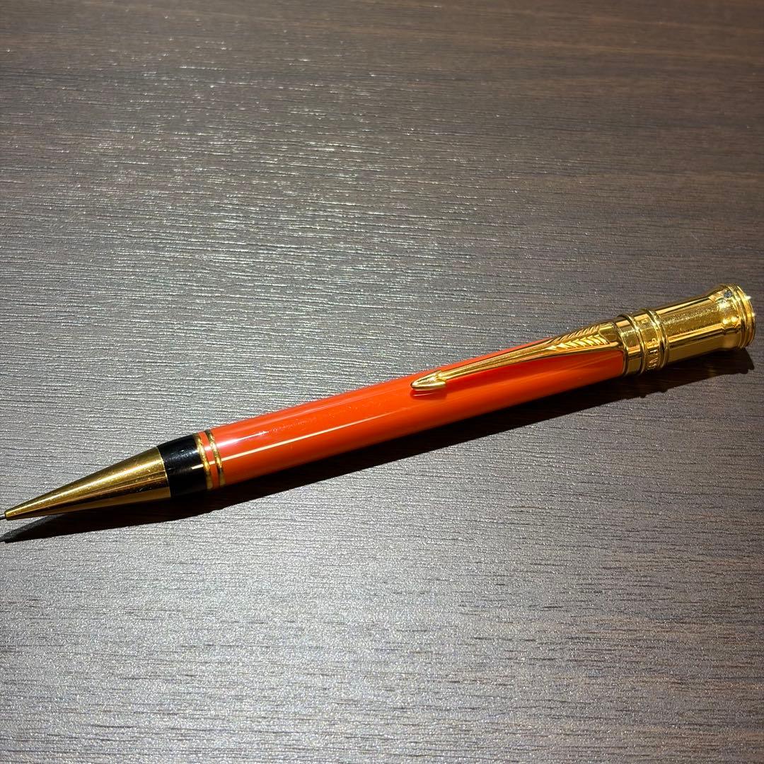 PARKER パーカー デュオフォールド ペンシル 0.9mm キレイ オレンジ