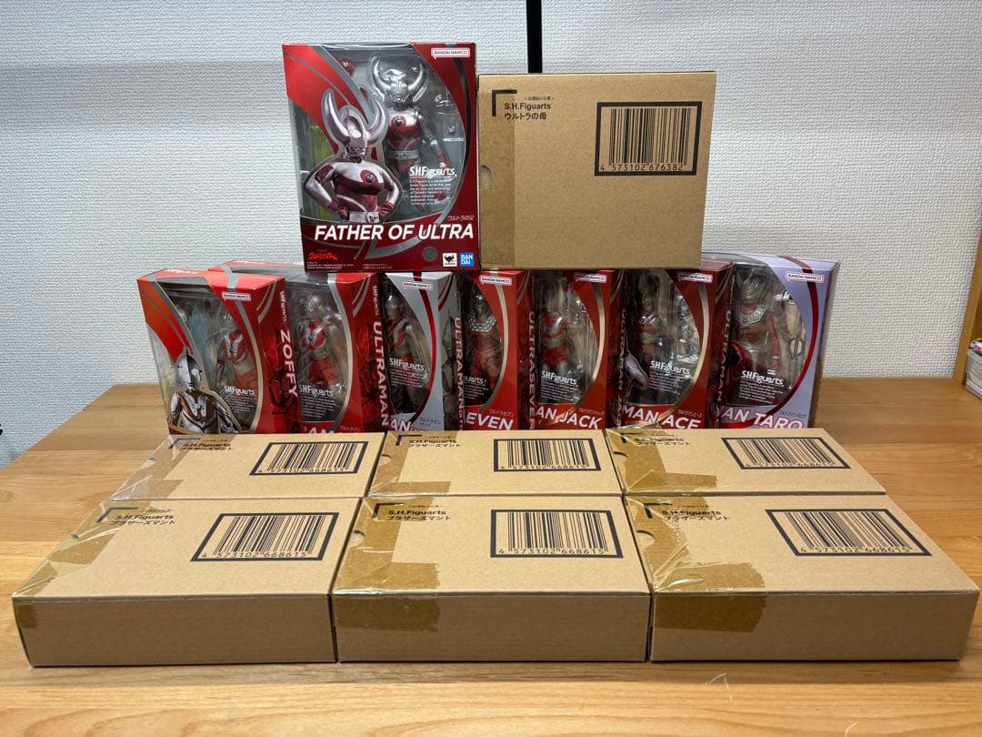 フィギュアーツ　ウルトラ6兄弟＋ウルトラの父母　まとめ売り
