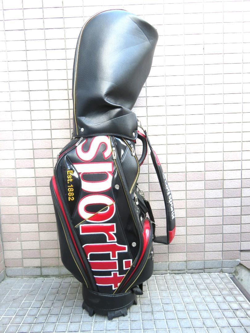 le coq sportif ルコック　キャディーバック　ブラック