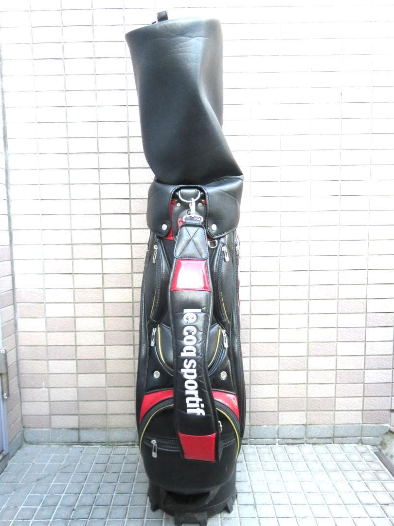 le coq sportif ルコック　キャディーバック　ブラック